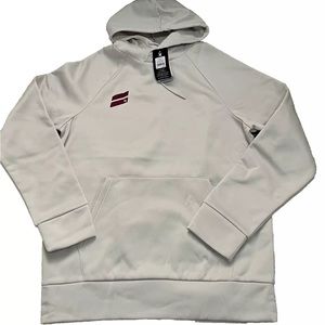 Hurley Exist Poly Fleece Hoodie - NWT Mens Size Large White - pullover